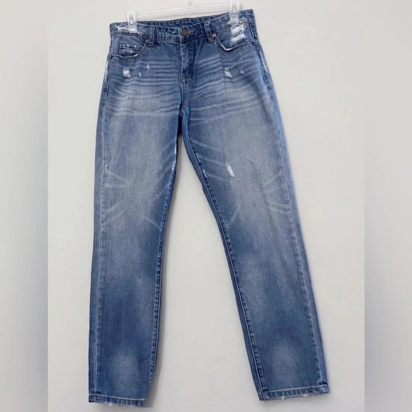 Blank NYC distressed jeans casual cotton natural fibers - Picture 1 of 4